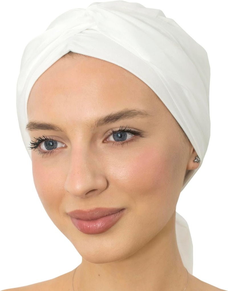 CAPLORD Head Scarf for Women Skull Cap Chemo Patients Headwear Cancer Hair Loss Scarf Headwrap Cover Hat Turban Covering Wrap - Image 5